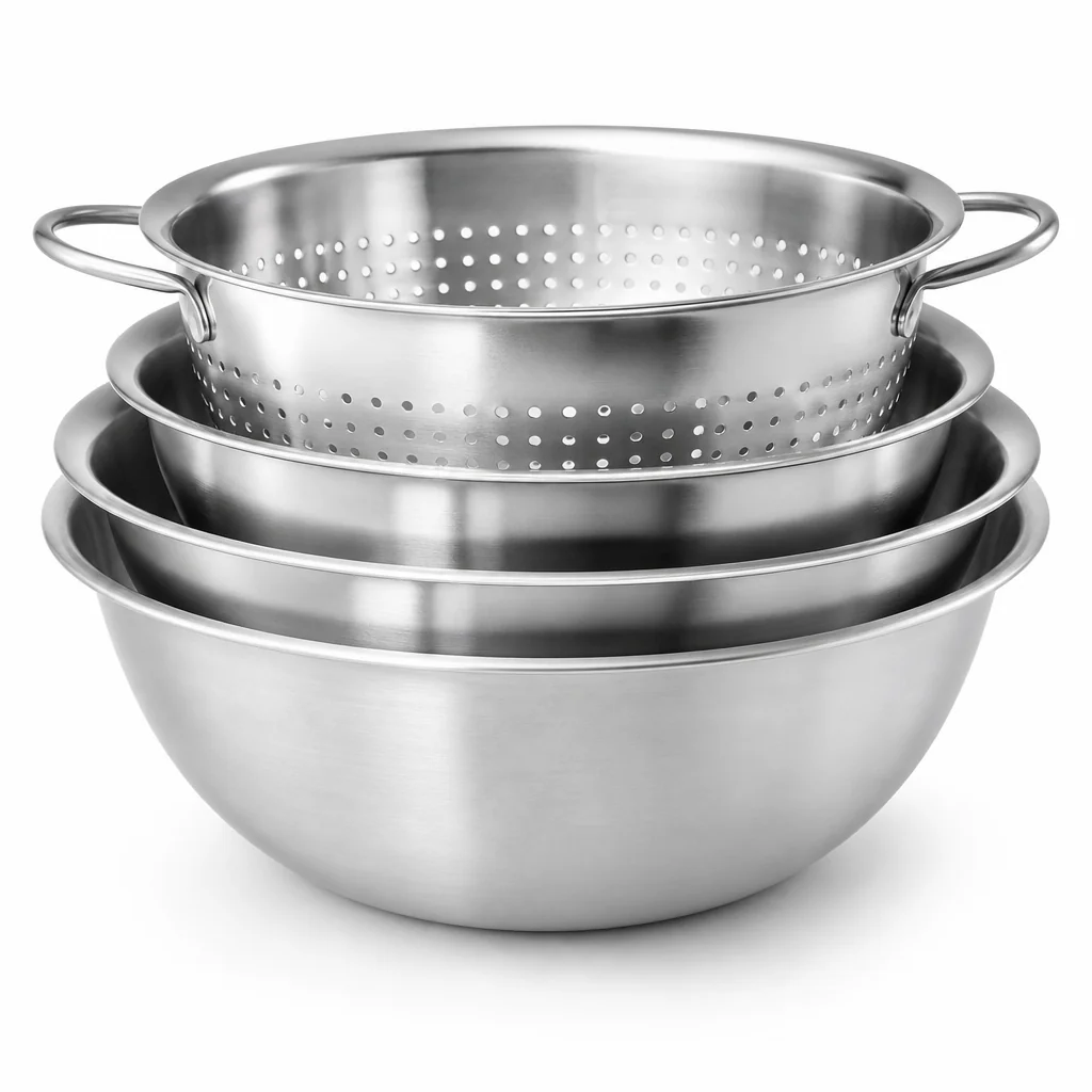 Northline Colander and Prep Bowl System, 4 Pieces product photograph on a clean studio background